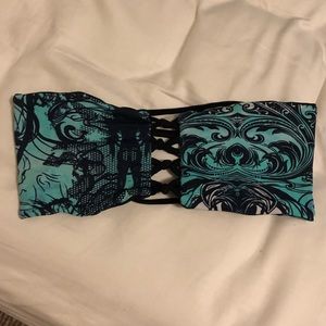 San Lorenzo strapless bikini top